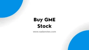 Buy GME Stock
