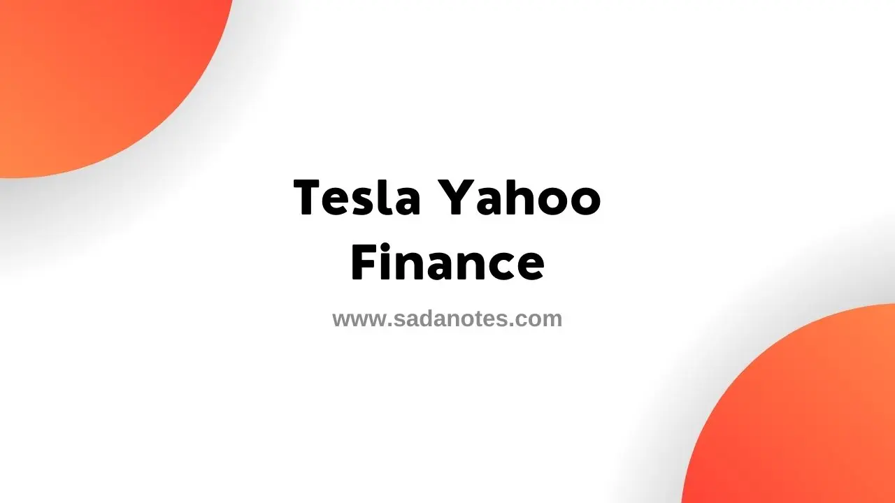 Tesla Yahoo Finance